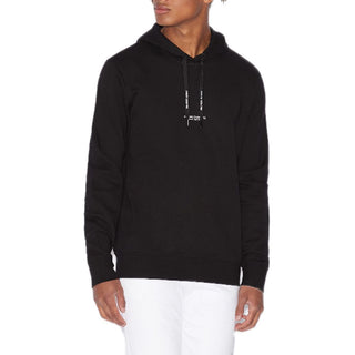 Armani Exchange Черна памучна блуза