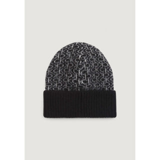 Calvin Klein Black Alpaca Leather Caps Baseball Hat