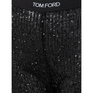 Tom Ford Black Polyester Joggers Workout Pant