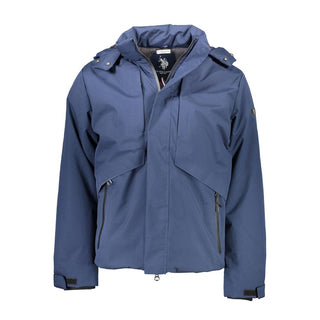 US POLO ASSN. Blue Polyester Men Jacket