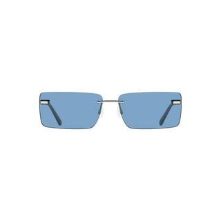Calvin Klein Blue Metal Women Sunglass