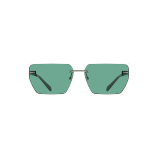 Calvin Klein Green Metal Men Sunglass