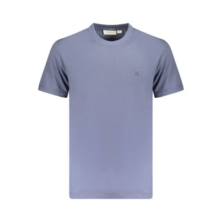 Calvin Klein Blue Cotton Men T-Shirt