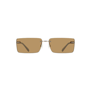 Calvin Klein Beige Metal Women Sunglass
