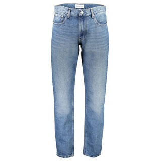 Calvin Klein Blue Cotton Men Jeans