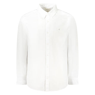 Calvin Klein White Cotton Men Shirt