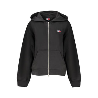 Tommy Hilfiger Black Cotton Women Sweater