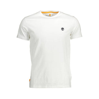 Timberland White Organic Cotton Men T-Shirt