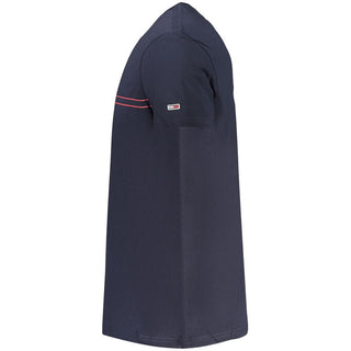 Tommy Hilfiger Blue Cotton Men T-Shirt