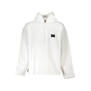 Calvin Klein White Cotton Men Sweater