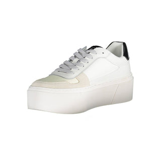 Calvin Klein White Polyester Sneaker