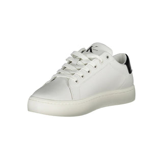 Calvin Klein White Polyester Sneaker