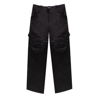 Tom Ford Black Viscose Cargo Pant