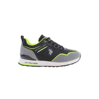 U.S. POLO ASSN. Black Polyester Sneaker
