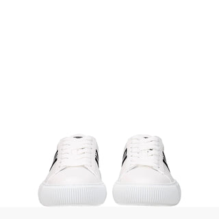 Versace White Leather Sneakers