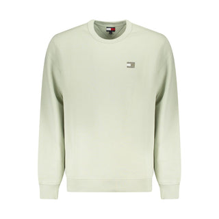 Tommy Hilfiger Green Cotton Men Sweater