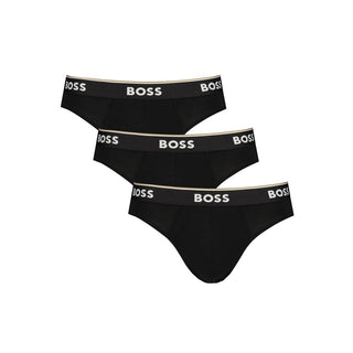 Hugo Boss Black Cotton Men Brief