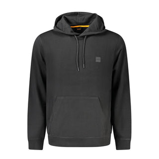 Hugo Boss Black Cotton Men Sweater