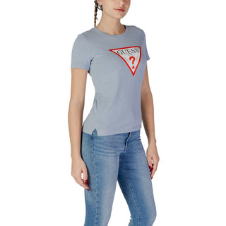 Guess Blue Cotton T-Shirt