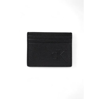 Calvin Klein Jeans Black Leather Cardholder
