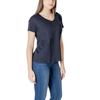 Armani Exchange Blue Cotton T-Shirt
