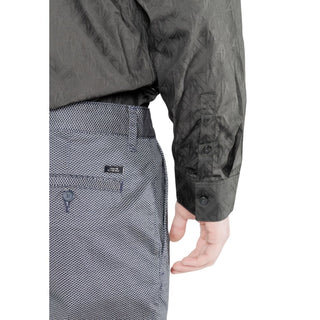 Armani Exchange Blue Cotton Skinny Pant