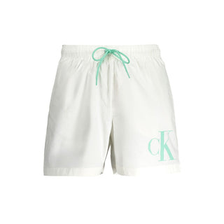Calvin Klein White Polyester Swimwear