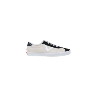 Vans Black And White Suede Leather Sneaker