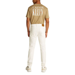 Calvin Klein Jeans White Cotton Skinny Jean