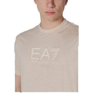 EA7 Emporio Armani White Cotton T-Shirt